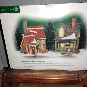 Department 56 Holiday Village Set - Red and Green
